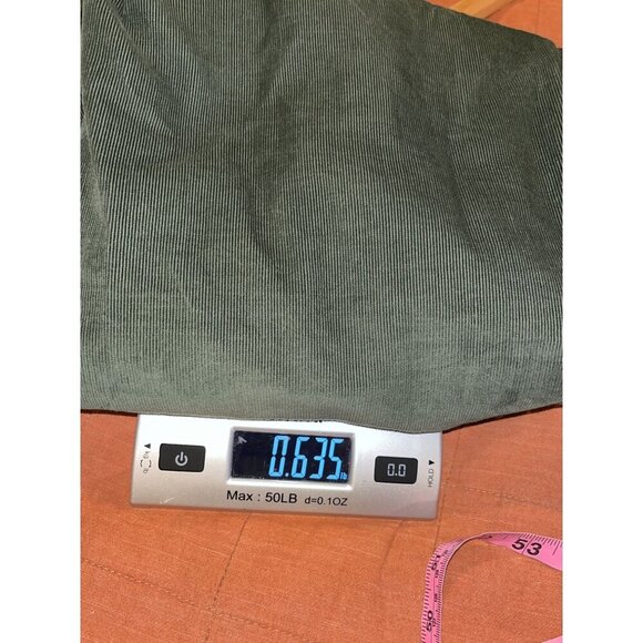 COS Olive Green Corduroy Elastic Waist Trousers Size 4 Casual Fit Womens Pants - Picture 7 of 7